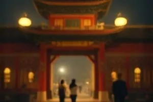 《早春记事》调色台上偏青绿的旧拷贝画面